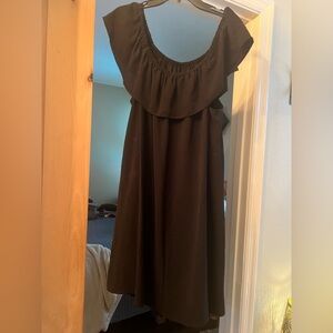 Elegant Black Off-Shoulder Dress